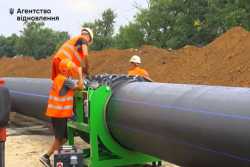 До Кривого Рогу вже облаштовано бiльше половини водогону