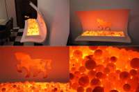 В Италии создали первую в мире мебель с реалистичным эффектом огня. Видео