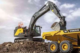 Volvo вывела на мировой рынок новые модели гибридных экскаваторов