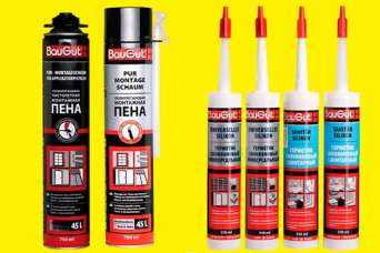 Применение монтажной пены и герметиков в строительстве