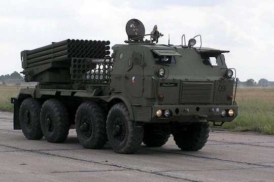 На вооружение украинской армии прибыли системы залпового огня RM-70 Vampire