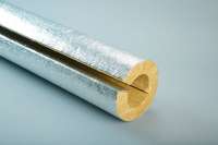 Представлены теплоизоляционные цилиндры из базальтового волокна