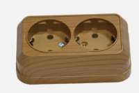 В США изобретена и выпускается электроарматура из натурального дерева