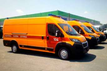 Украинские газовики получили новые спецавтомобили на базе Peugeot
