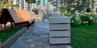 Бетонные урны для мусора – практичность и стиль.