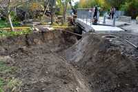 В Iвано-Франкiвськiй областi асфальтують мiст