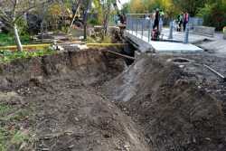 В Iвано-Франкiвськiй областi асфальтують мiст