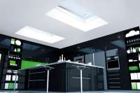 Как осветить помещение под плоской крышей