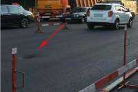 Новый асфальт на проспекте Победы уже просел