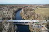 На мосту через Псел завершили бетонування монолiтної плити