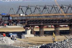 Как выглядит Керченский мост сегодня, в Страстную Пятницу, 14 апреля