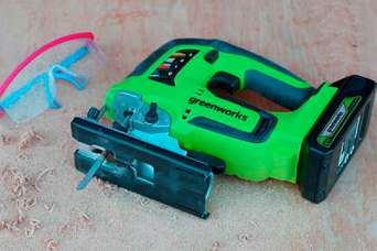 24-вольтовый аккумуляторный лобзик Greenworks GD24JS. Обзор