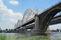 Как строили Дарницкий железнодорожный мост. Фото