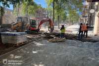 У Днiпрi почали ремонтувати центральну вулицю