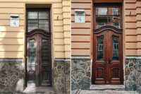 В iсторичнiй частинi Львова вiдновили стародавнi дверi