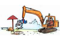 В США экскаватором Caterpillar управляет 6-ти летняя девочка. Видео