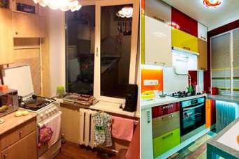 7 вариантов, как маленькую кухню в «хрущевке» превратить в шедевр. Фото