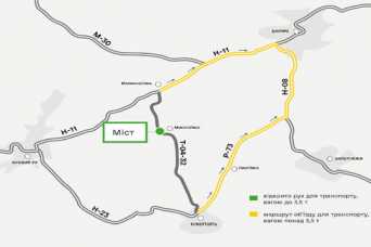 У Днiпропетровськiй областi частково вiдкрили рух мостом