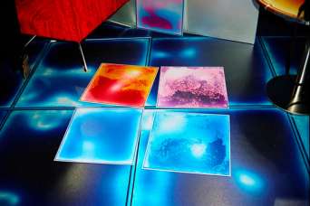 Инновационный материал «жидкая» плитка для интерактивного пола