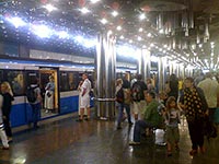 В метро останавливалось движение