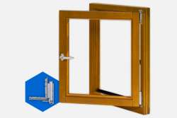 Разработаны специальные петли для тяжелого крупногабаритного остекления