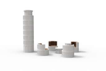 Пизанскую башню разобрали на мебель