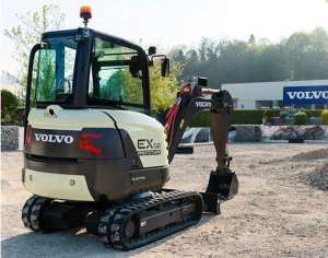 Volvo представила первый в мире электрический экскаватор