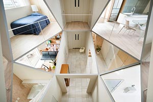 В Японии построили дом с сумасшедшей планировкой