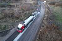 Пiд Одесою роблять дорогу з золи