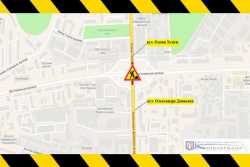 На Дегтярiвському шляхопроводi монтуватимуть балки прогонової частини