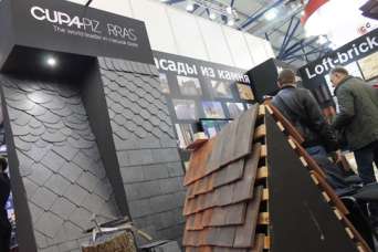 Klinker Stone представила на выставке продукцию из натурального сланца