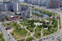 Освещение у озера в "Позняках" появится в следующем году