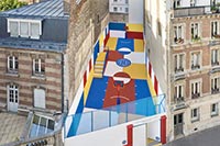 Построена самая яркая баскетбольная площадка в мире