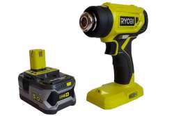 На рынке появился мощный аккумуляторный строительный фен Ryobi