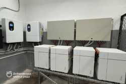 У Днiпрi встановлюють акумуляторнi батареї на насосних станцiях