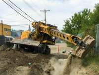 Разработан первый безопорный экскаватор