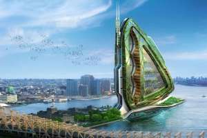 Как выглядит первый в мире небоскреб-стрекоза