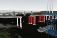 Запорожские мосты ждут гигантский кран