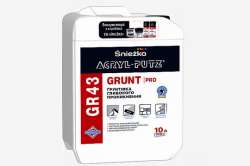 Нова ґрунтівка  ACRYL-PUTZ GR 43 GRUNT PRO подбає про ефективну підготовку різних поверхонь