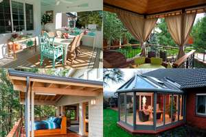 12 лучших веранд и пристроек к частным домам. Фото