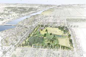 Разрушенный ураганом монастырь послужит борьбе с наводнениями