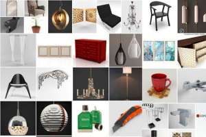 Сборник 3D-моделей для архитектуры и дизайна. Часть 1