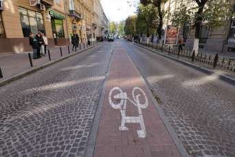 Львов постепенно оплетают сетью велодорожек