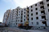 Под Луганском возобновили работу над жилым долгостроем