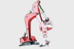 Курьезы: самые невероятные  аварии экскаваторов. Видео