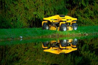 Конструктивные особенности и характеристики газонокосилки-беспилотника Spider MINI. Видео