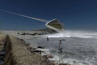 Художественная галерея задействует силу волн