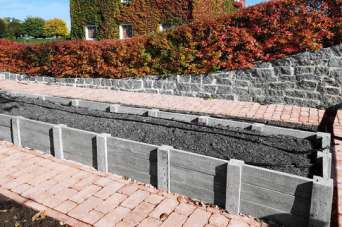 Бетонные высокие грядки для сада – простота, надежность и удобство.