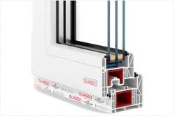 Представлена оконная система глубиной 85 мм