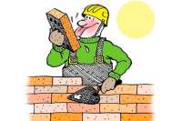 Как сделать фальшивую кирпичную кладку. Видео